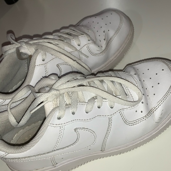 junior white air force 1s